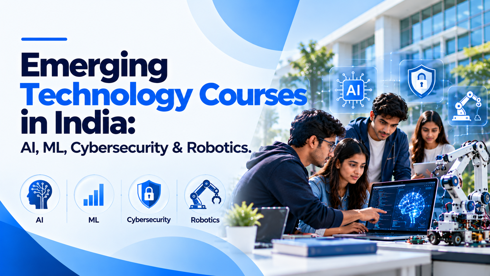 Emerging Technology Courses in India: AI, ML, Cybersecurity & Robotics
