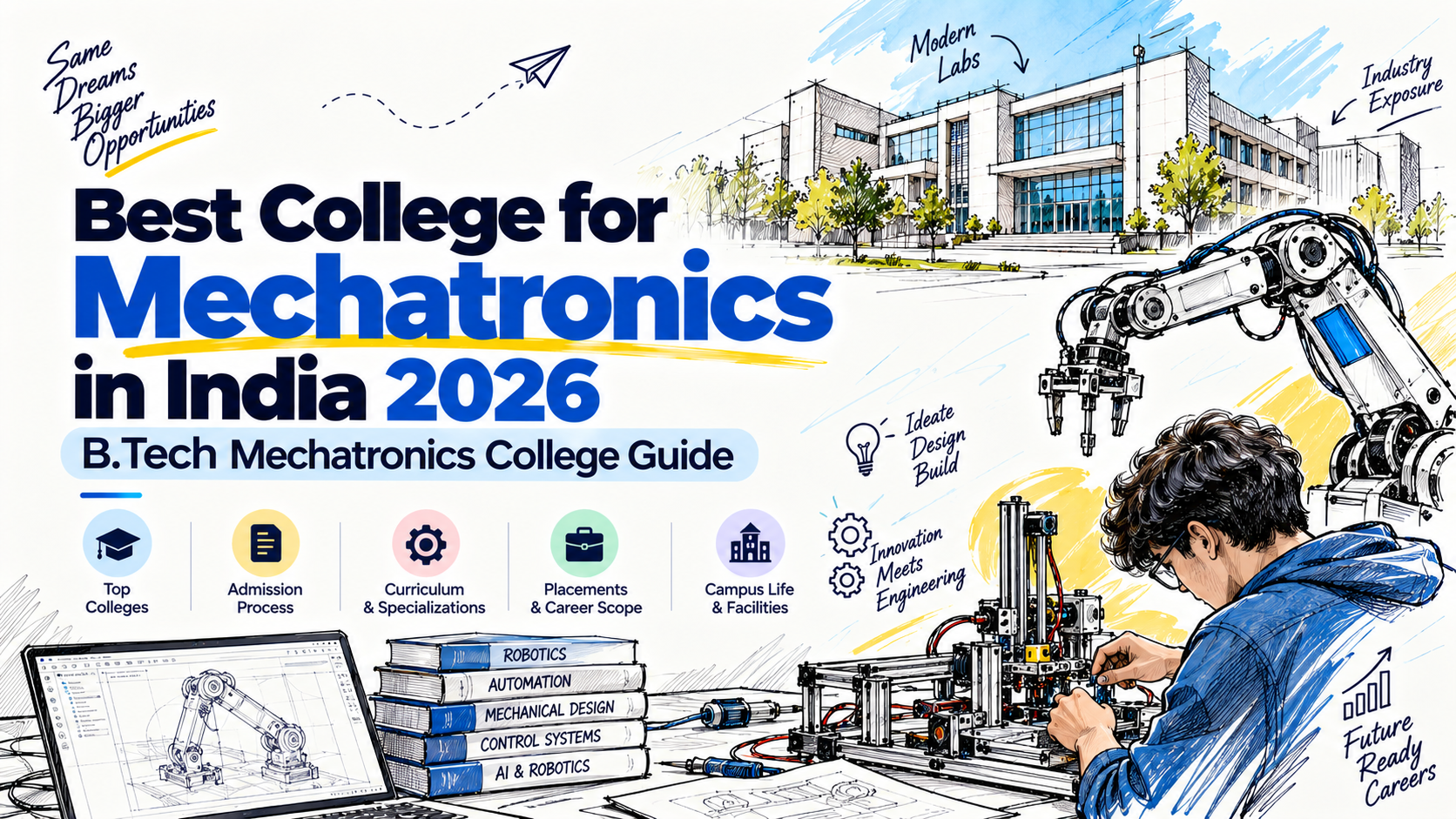 Best College for Mechatronics in India 2026 – B.Tech Mechatronics College Guide