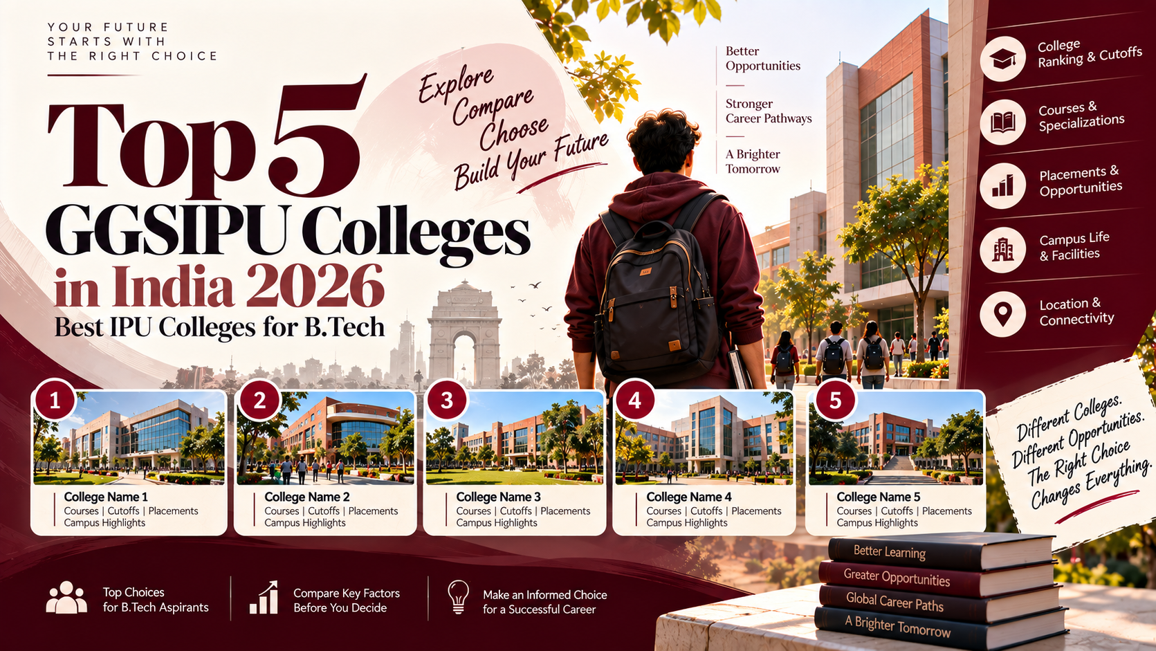 Top 5 GGSIPU Colleges in India 2026: Best IPU Colleges for B.Tech